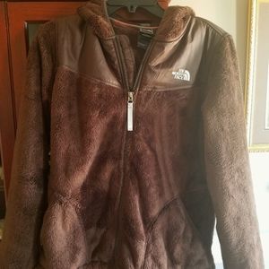 North Face girls hooded jacket